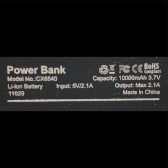 ChargeWorx Powerbank/Portable Charger 10000 mAh CX6540 - Picture 8 of 9